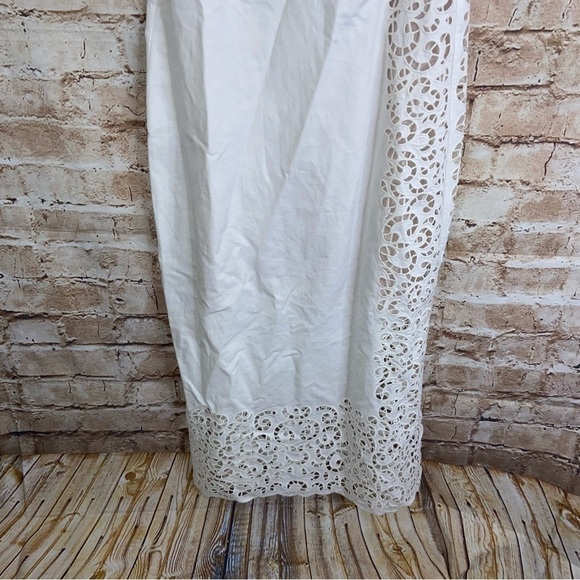 Rebecca Taylor Agnes Embroidery Dress in Milk Size 8 NWT - Picture 3 of 11